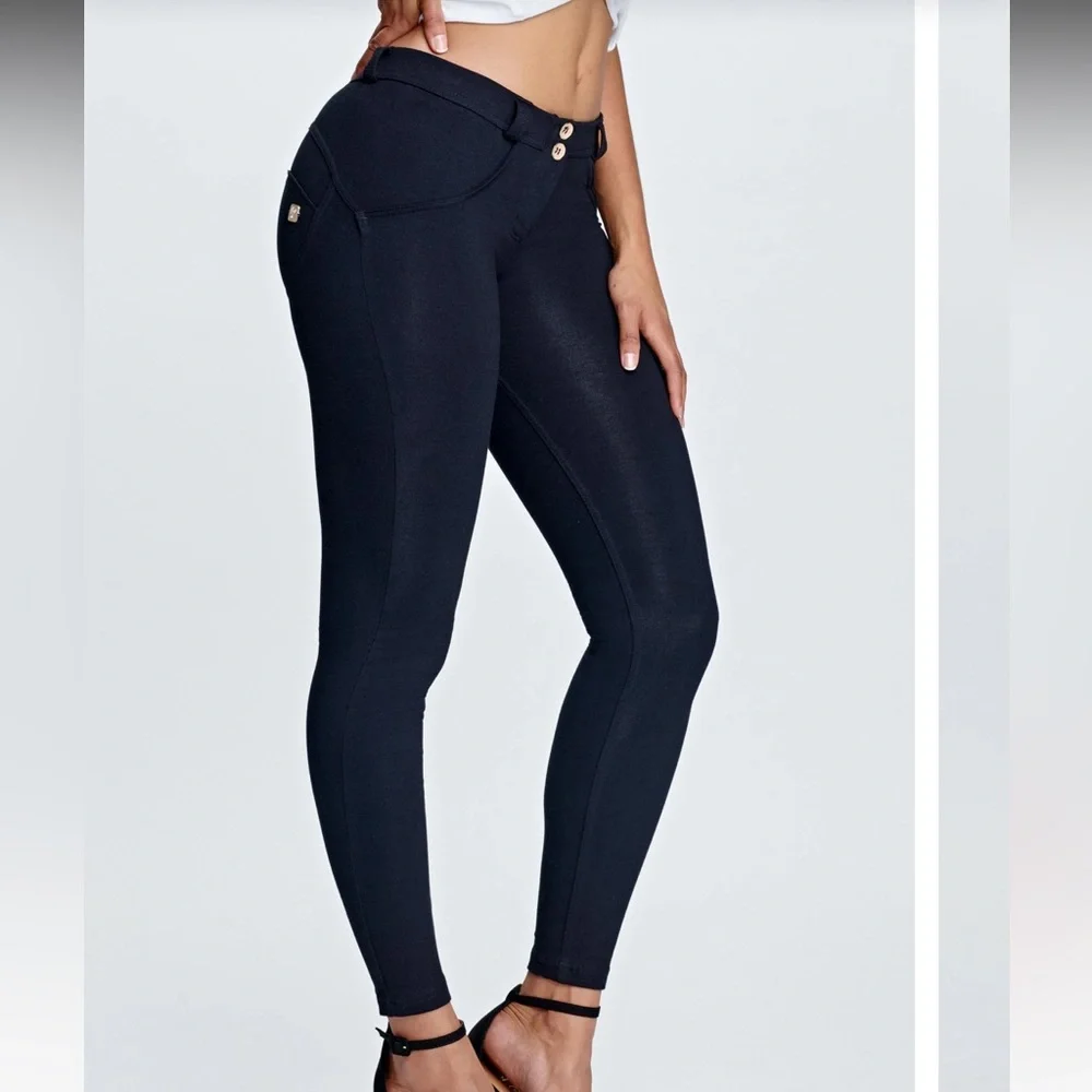 Freddy WR.UP Black Cotton Pants, XS - Picture 3 of 9